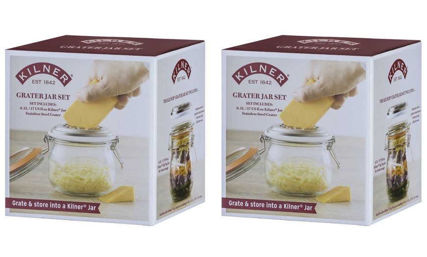 Image 9: Kilner Grater and Juicer Two Jar Sets