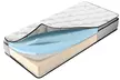 Matelas Royal Empereur 22cm à mémoire de forme et surmatelas relié, tissus bambou 100% Jersey, hypoallergénique, Sampur - Second Medium