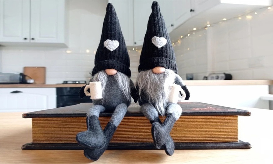 Image 1: One or Two Coffee Bar Gonk Plush Gnomes