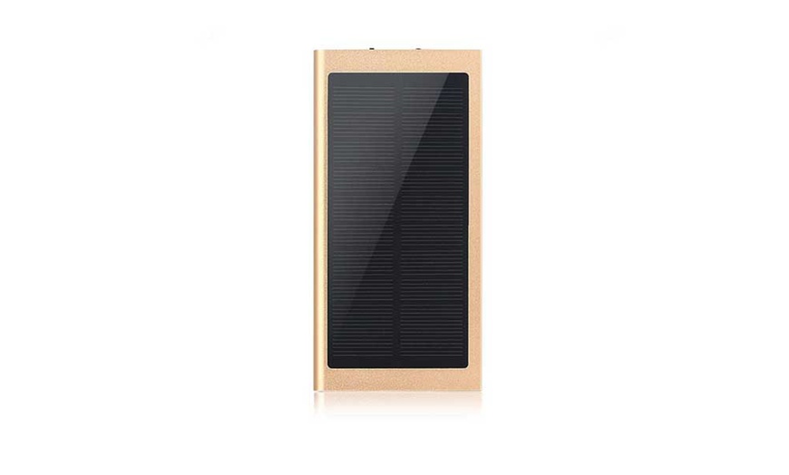 Image 3: Solar Panel Power Bank 10000mAh