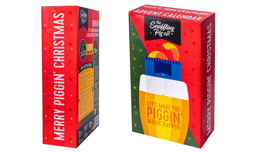 Image 6: The Snaffling Pig Co Pork Crackling and Beer Advent Calendar