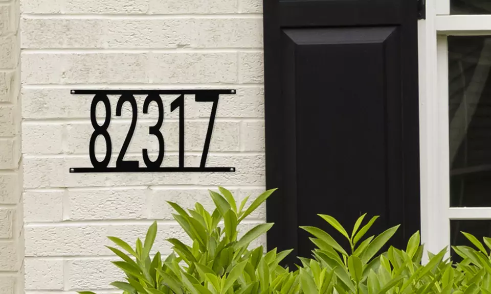 Enhance Home Curb Appeal with Custom Steel Address Numbers