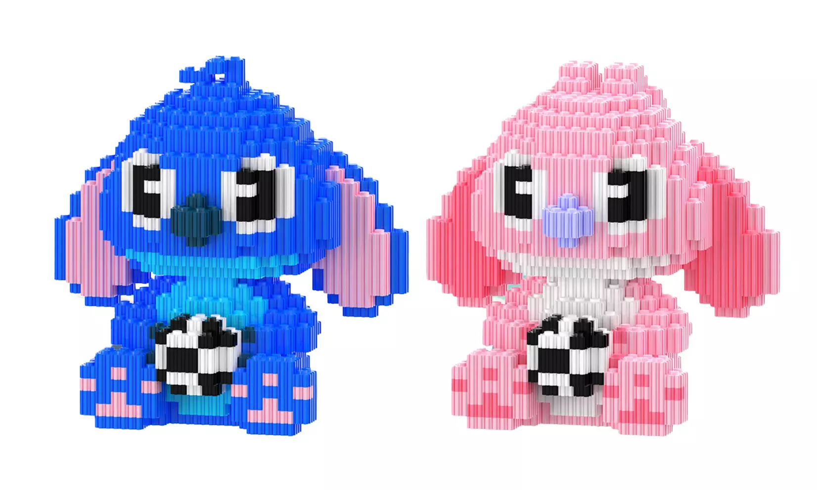 Lilo and Stitch Inspired Micro Building Blocks Set