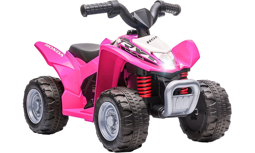 Image 2: HomCom Aiayplay Honda Licensed Kids' Quad Bike