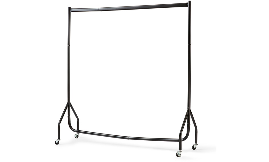 Image 8: Heavy-Duty Clothes Rail