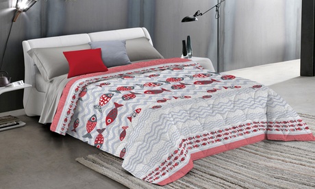 Copriletto primavera estate Made in Italy disponibile in 3 dimensioni e 3 colori