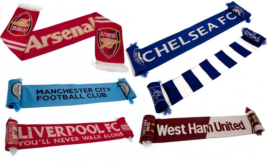 Image 1: Official Football Club Scarf