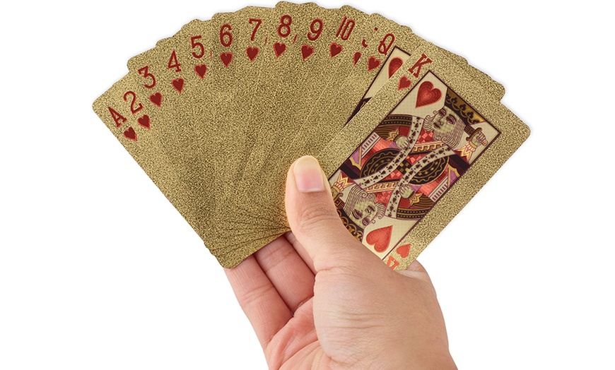 Image 3: Novelty Foil Playing Cards