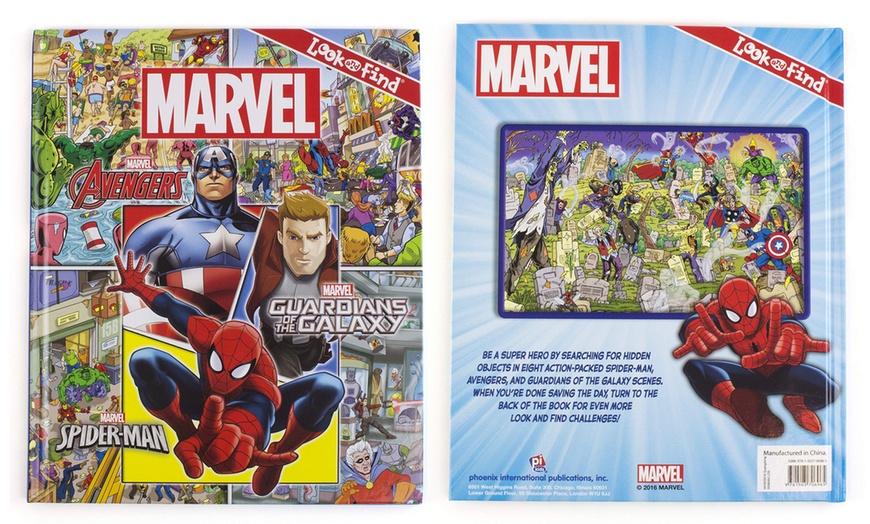 Image 2: Marvel Look and Find Books 3-Pack