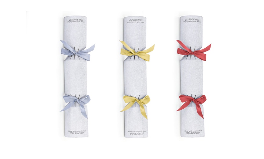 Image 3: Six-Pack of Christmas Crackers Made with Crystals from Swarovski®