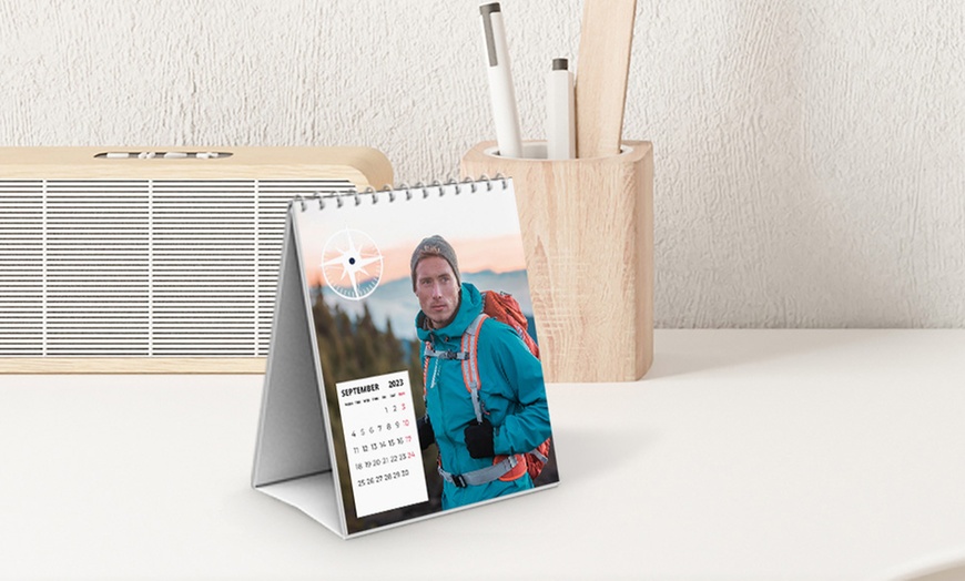 Image 3: Choice of Custom Photo Desk Calendar at Photo Gifts
