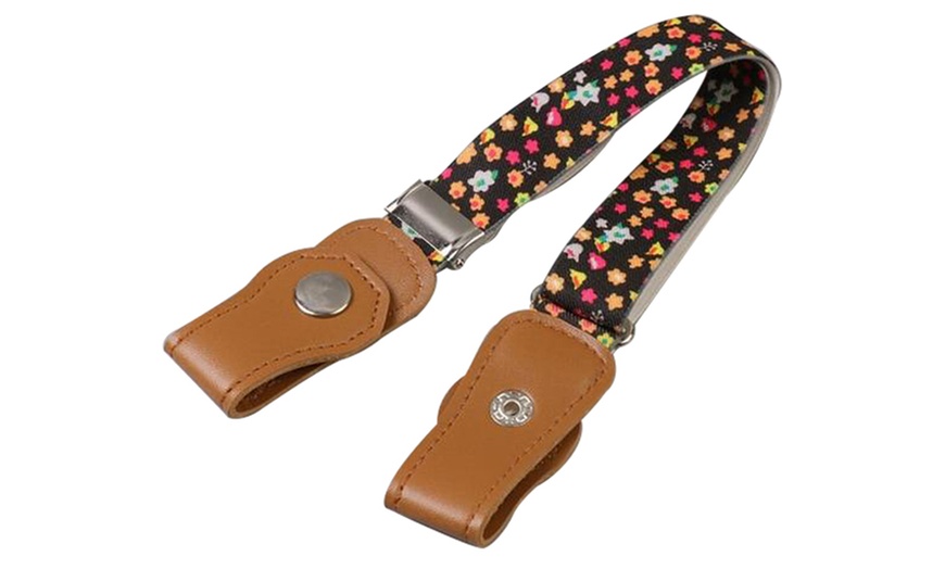 Image 5: Kids' Buckle-Free Elastic Belt