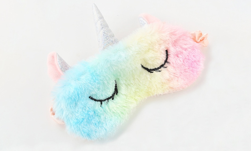 Image 1: Unicorn Sleeping Eye Mask