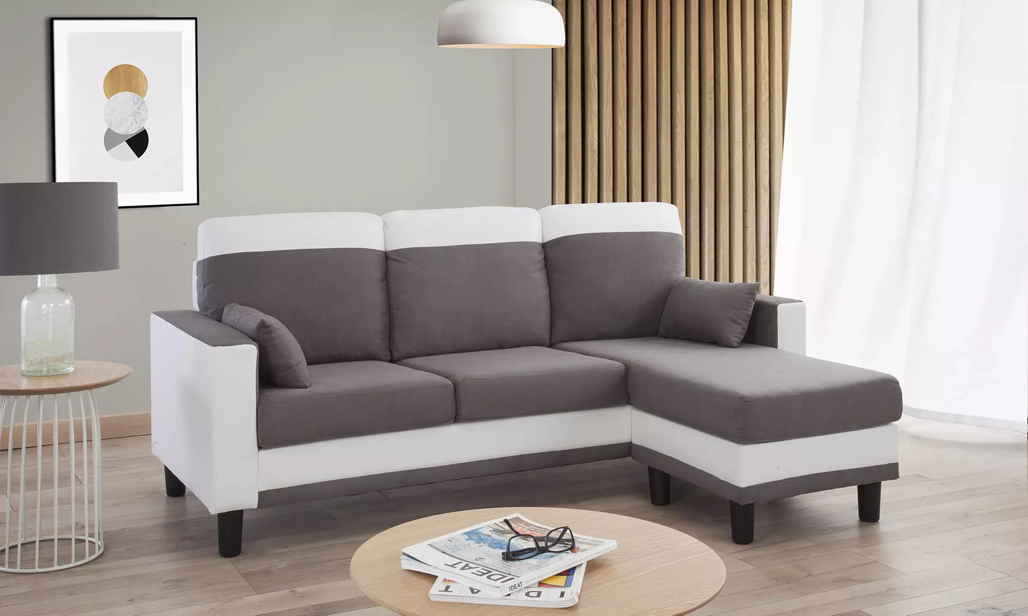 Canapé 2 places ou 3 places d’angle, livraison gratuite - Primary Image