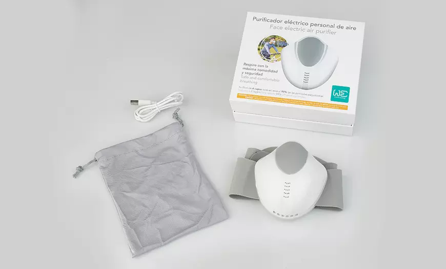 Image 8: Mondmasker met elektrische luchtreiniger