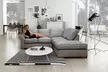Hugo Corner Sofa with Formal Cushions and Footstool for £499.99 With Free Delivery (50% Off) - Second Medium