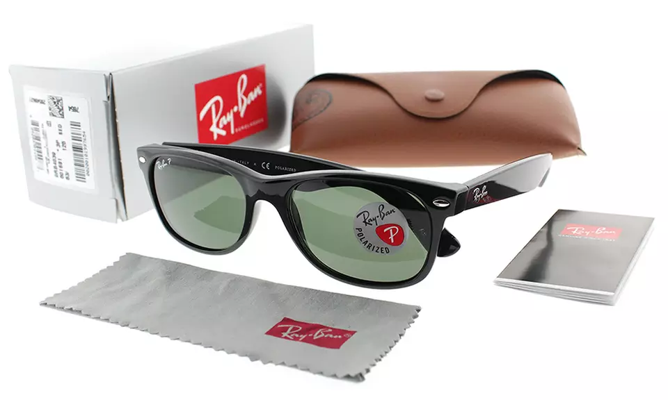 Ray-Ban Tortoiseshell Wayfarer Sunglasses for Men and Women (Small) - Second Medium