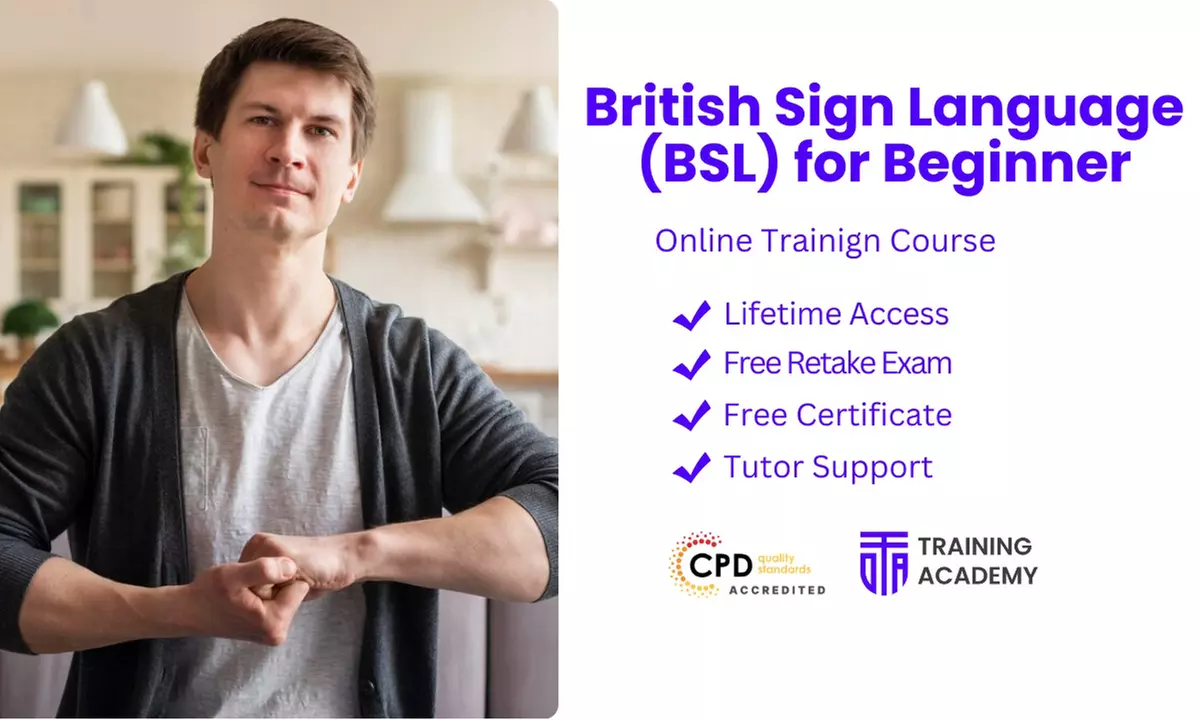 Master w/ British Sign Language for Beginners Online Course or Full Access To 2000+ Online Courses(Up to 38%Off) - Primary Image