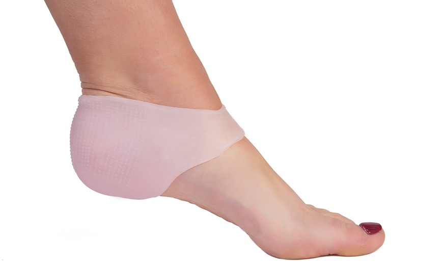 Image 12: Silicone Gel Heel Ankle Sleeve