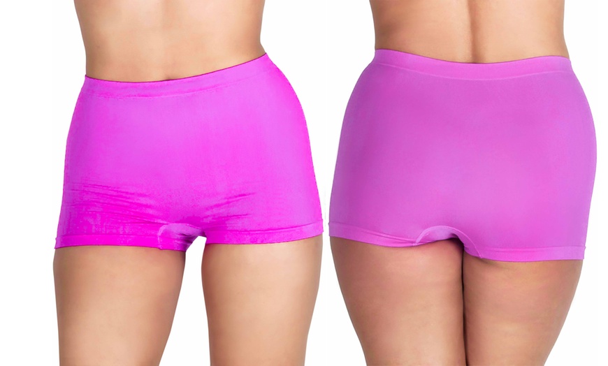 Image 6: Women's High Waist Boxer Shorts