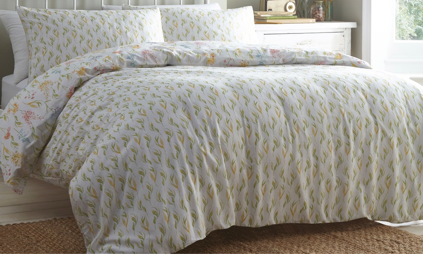 Wildflower Reversible Duvet Cover Set | Groupon