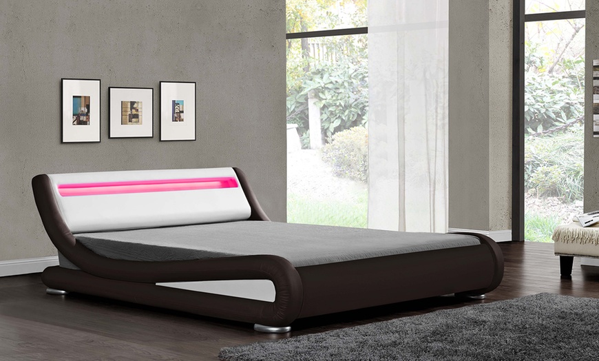 Image 9: Galaxy Curved Bed Frame