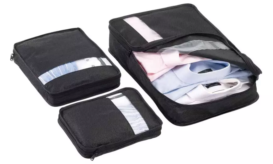 Image 2: Set van 3 smart koffer-organisers
