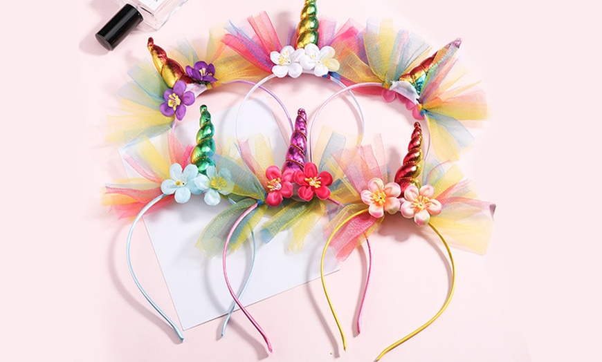 Image 3: Unicorn Kids' Hair Bands