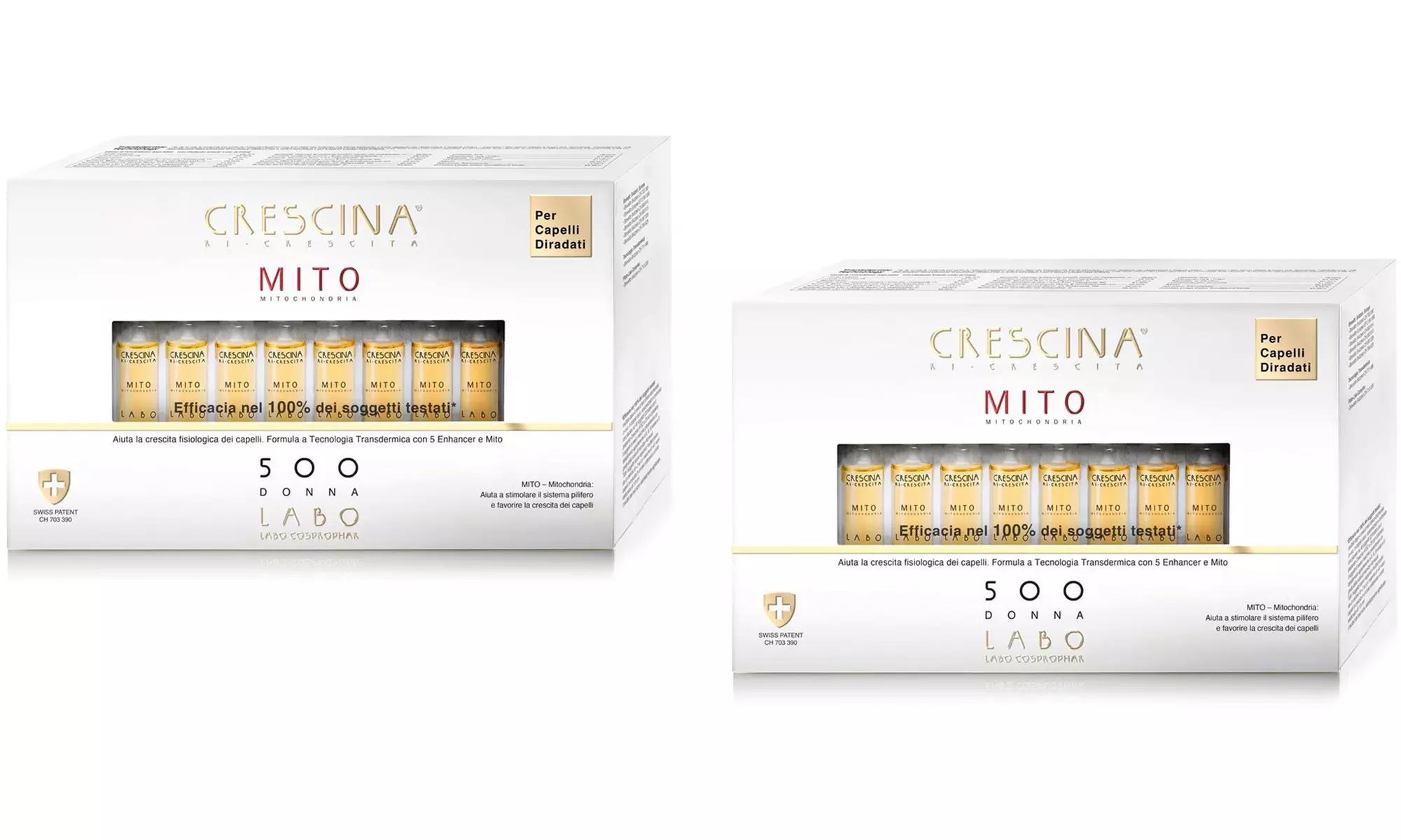 20 o 40 fiale anticaduta Crescina Transdermic Ri-Crescita HB 177