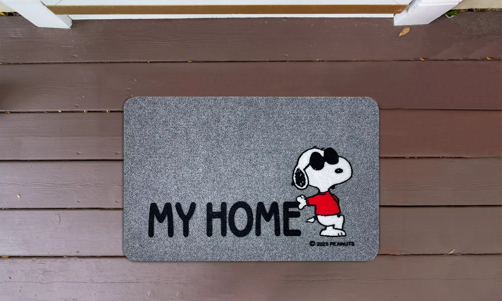 Eingangsmatte mit Snoopy-Motiv