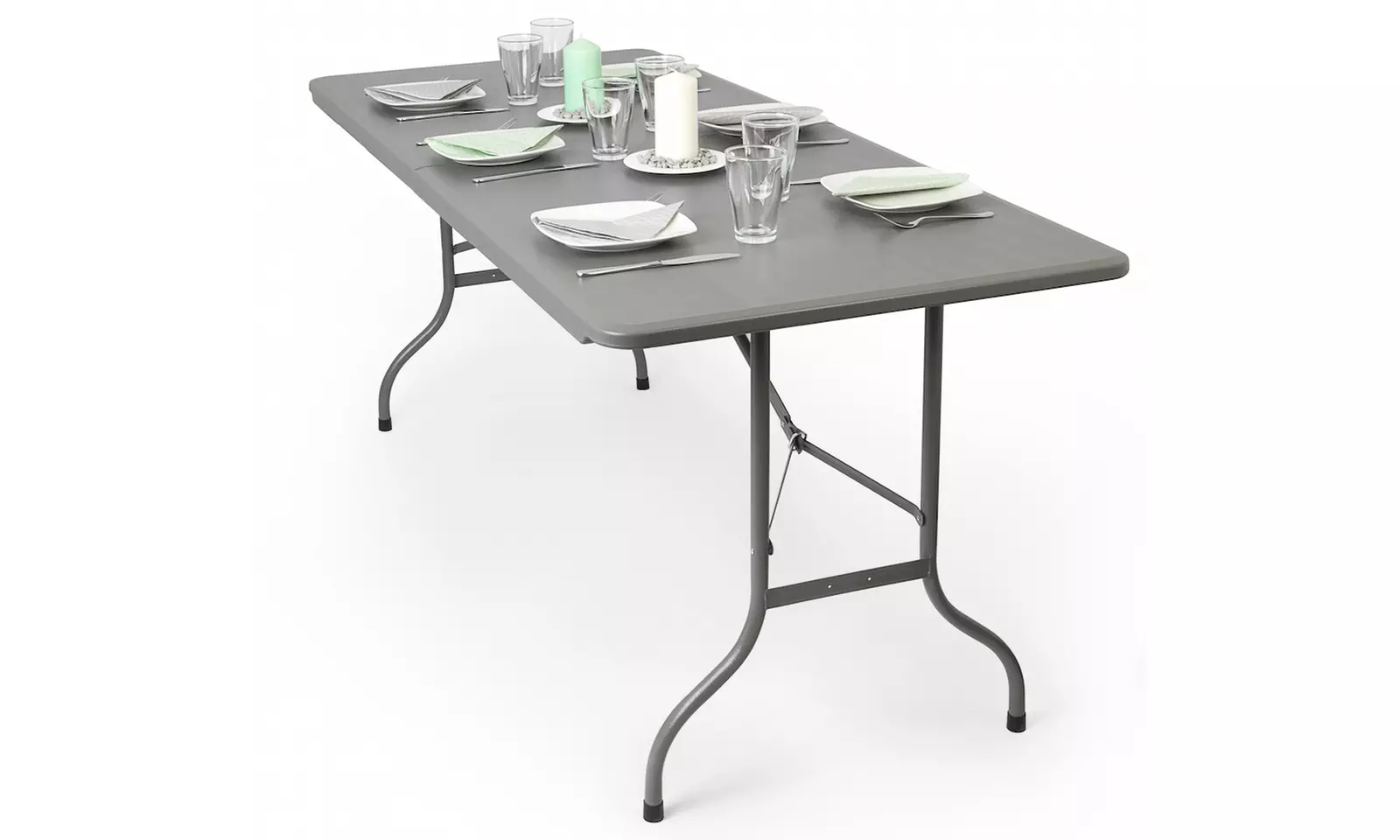 Garten-Klapptisch "Park Alley" in Anthrazit oder Weiß - Primary Image