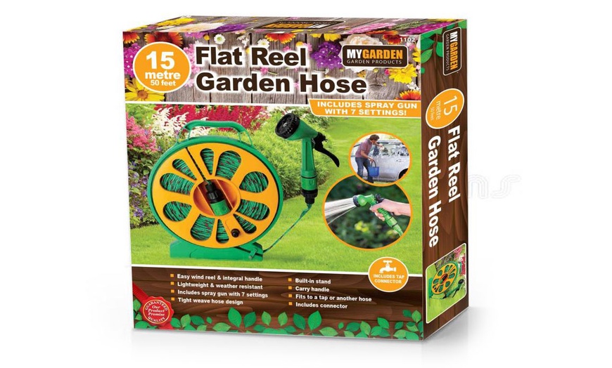 Image 4: Flat Reel Garden Hose