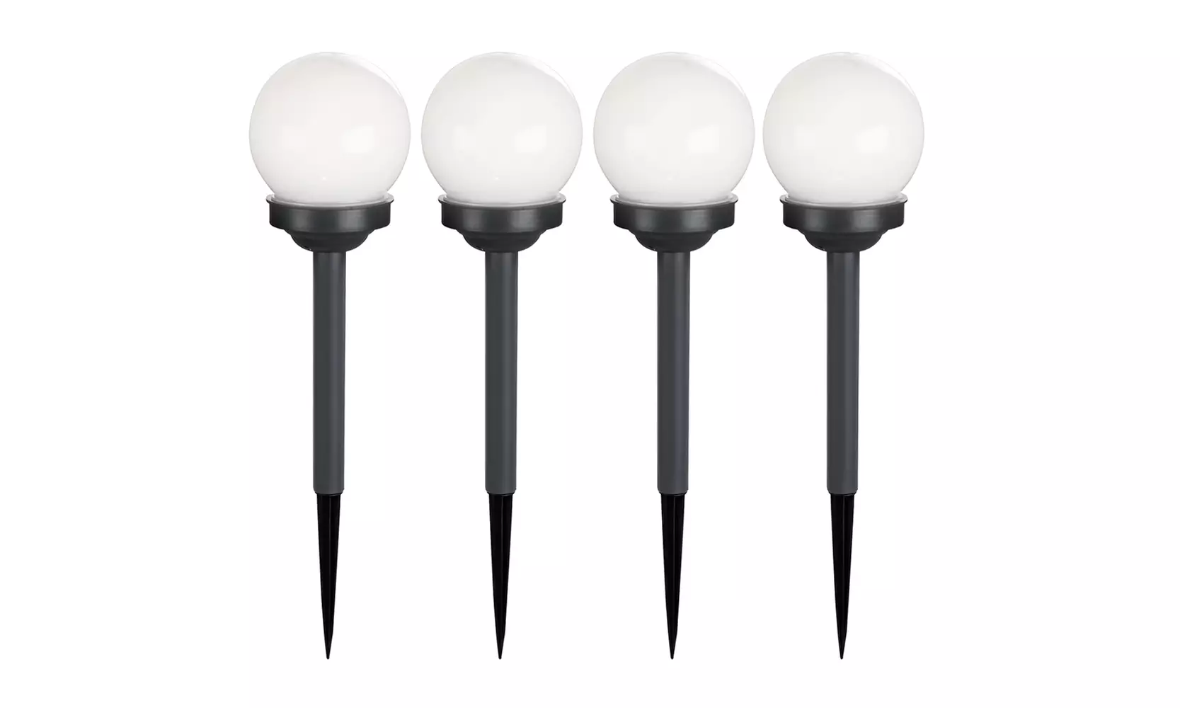 2 o 4 lampade sferiche da esterno a ricarica solare con picchetto piantabile - Image 5