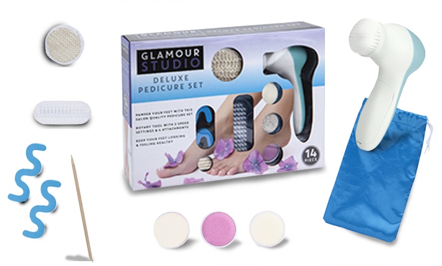 Image 3: 14-Piece Pedicure Set