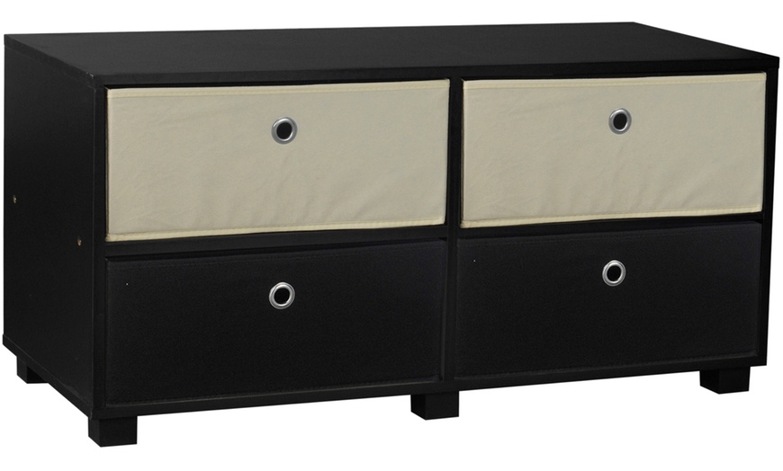 Image 6: TV Stand with Optional Drawers