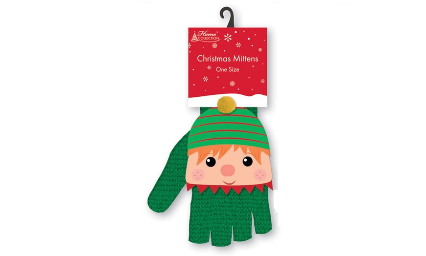 Image 3: Kids' Christmas Mittens