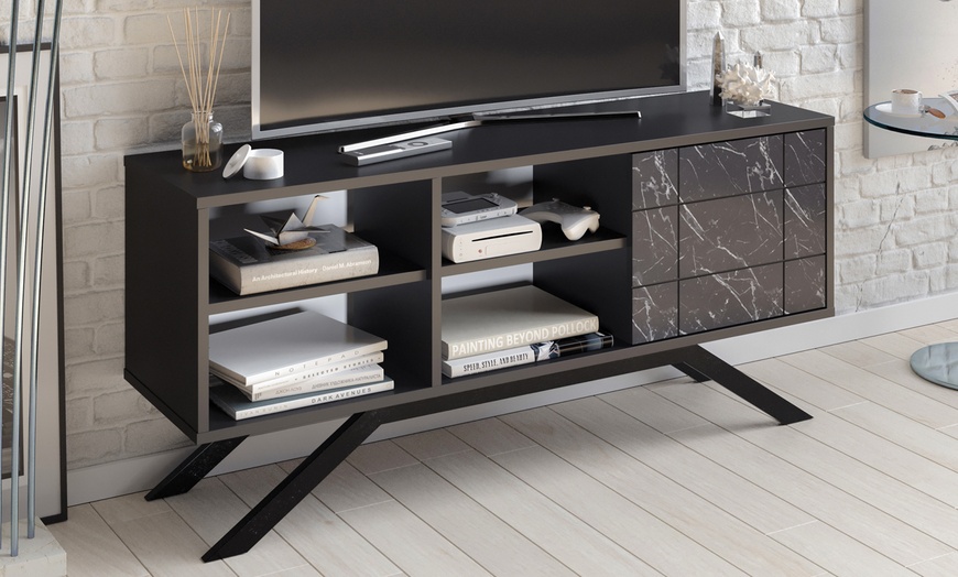 Image 9: Decorotika North TV Stand and Media Console