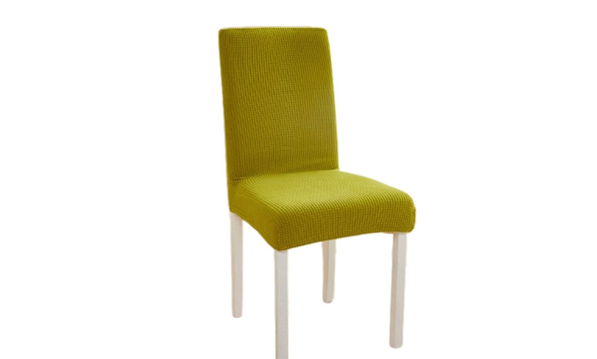 Image 24: Two, Four or Six Stretchable Dining Chair Covers