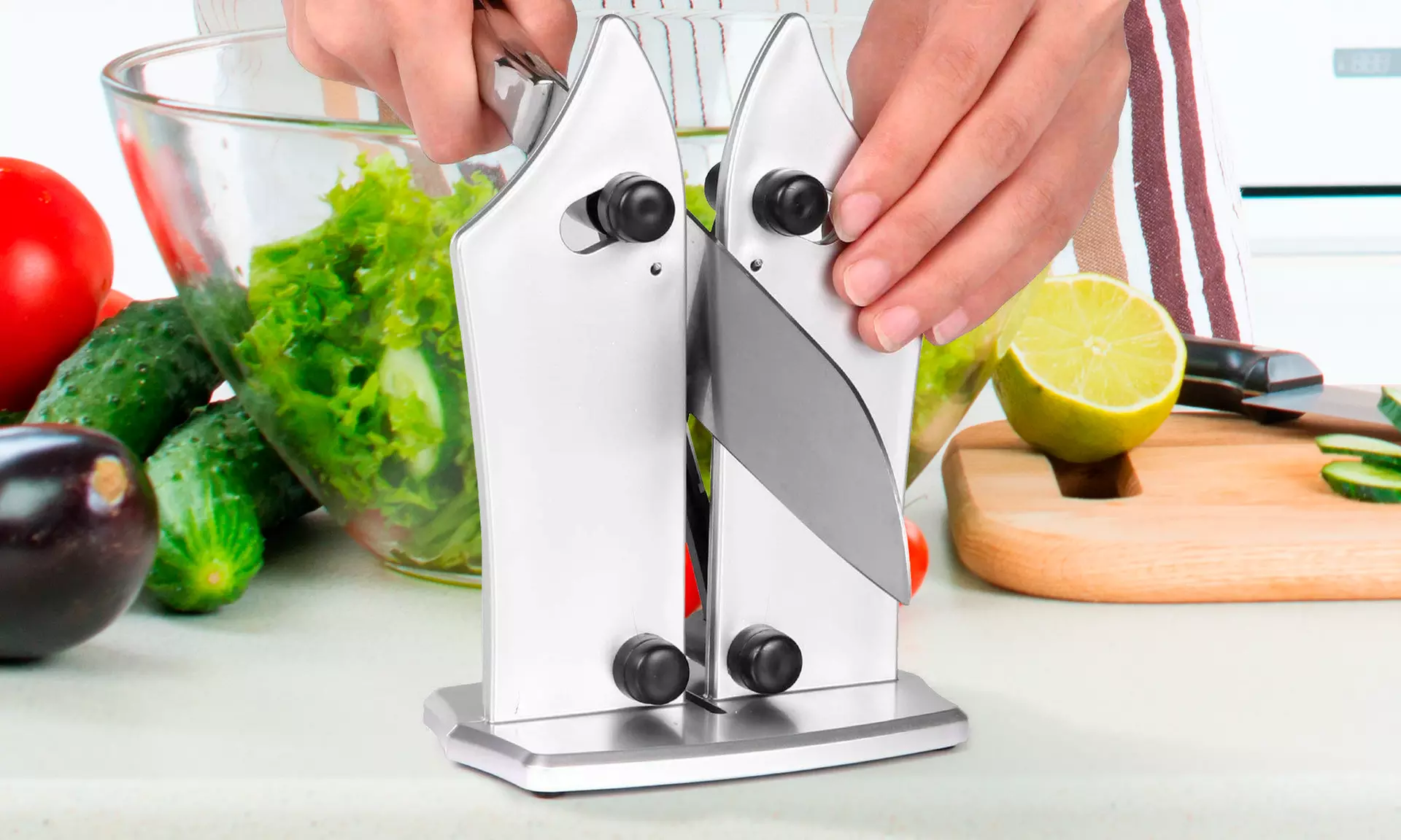 Aiguiseur professionnel avec 2 bras d'action - Primary Image