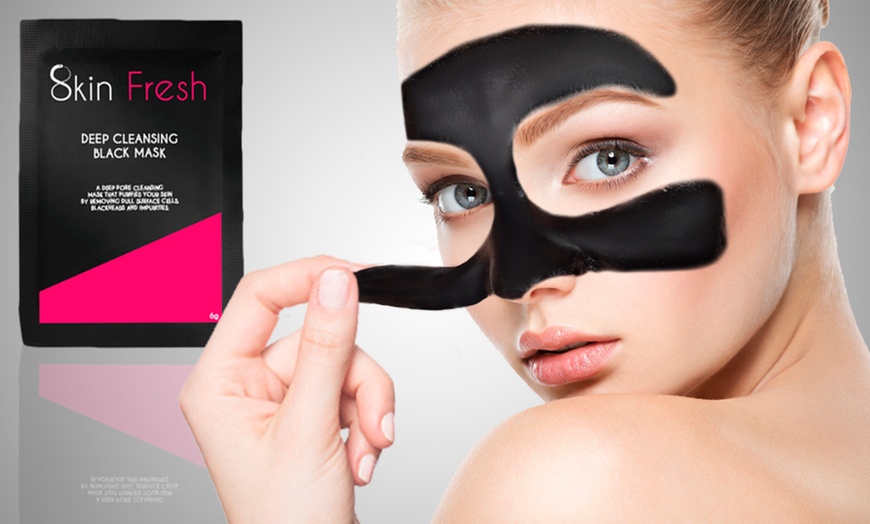 Black Peel-Off Face Mask Sachets | Groupon Goods