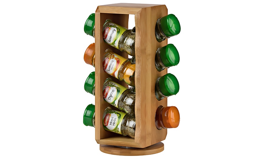 Image 2: Revolving Spice Rack with Spices