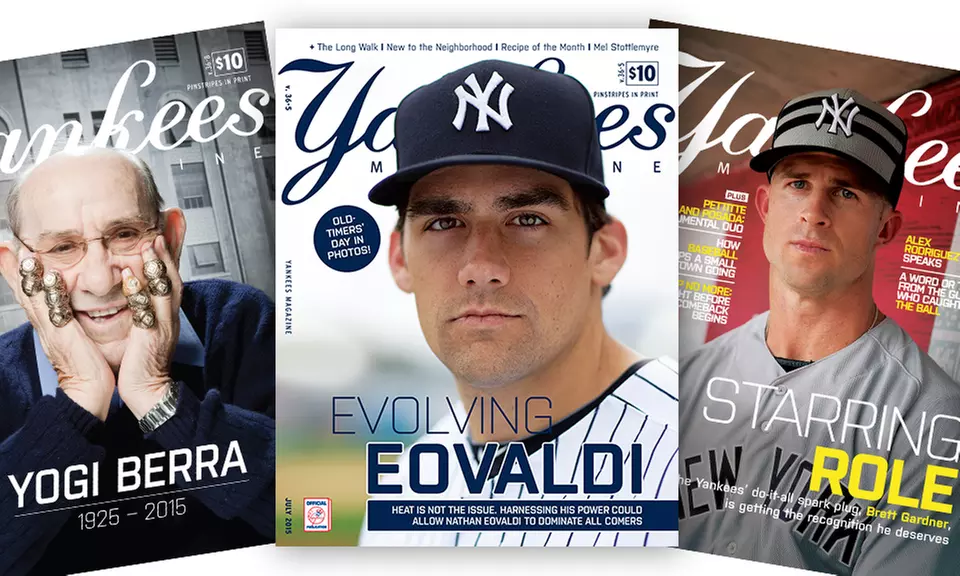 $39 for a 1-Year Subscription to "Yankees Magazine" Plus one 2016 New York Yankees Yearbook ($75.99 Value)  - Primary Image
