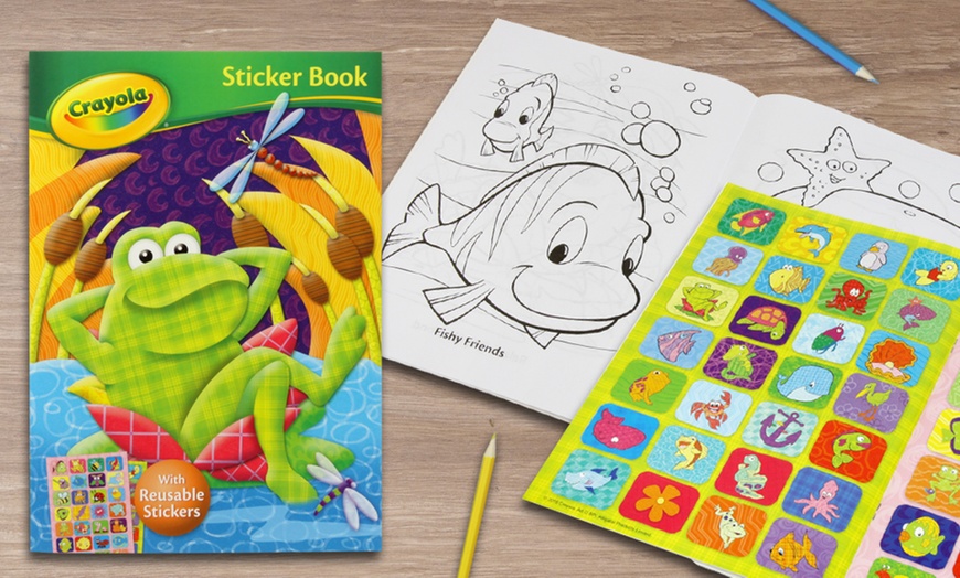 Image 4: Crayola Colouring + Sticker Books