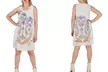 QED London - Robe sans manches en mousseline imprimée fleurs - Second Medium