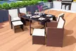 Swing&Harmonie Garten-Möbel-Set „Vegas“ in Schwarz, Braun oder Grau und im Modell nach Wahl - Second Medium