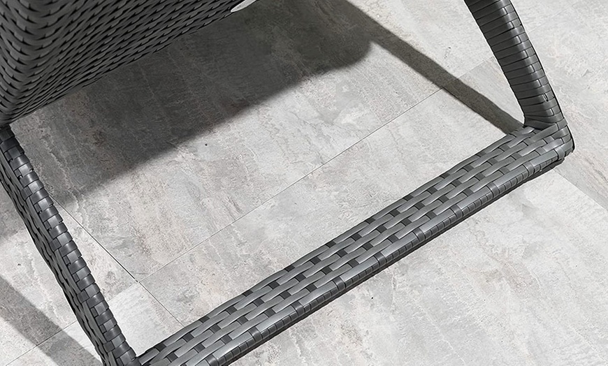 Image 18: Outsunny Rattan Sun Lounger in choice of colours 