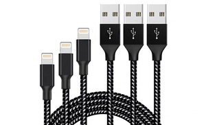 Three-Pack Lightning®-Compatible Cables