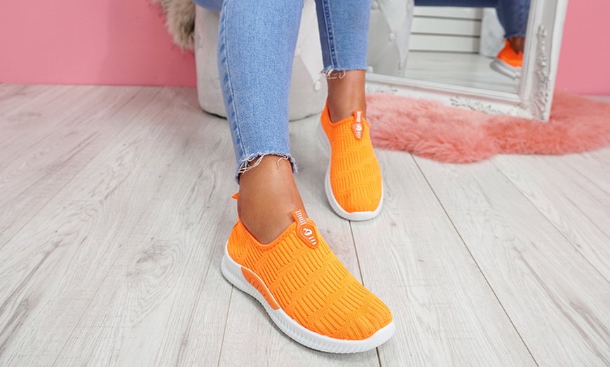 Image 19: Women's Sock-Style Trainers