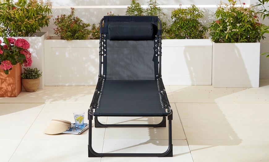 Image 2: Set of Two Neo Outdoor Folding Sun Loungers