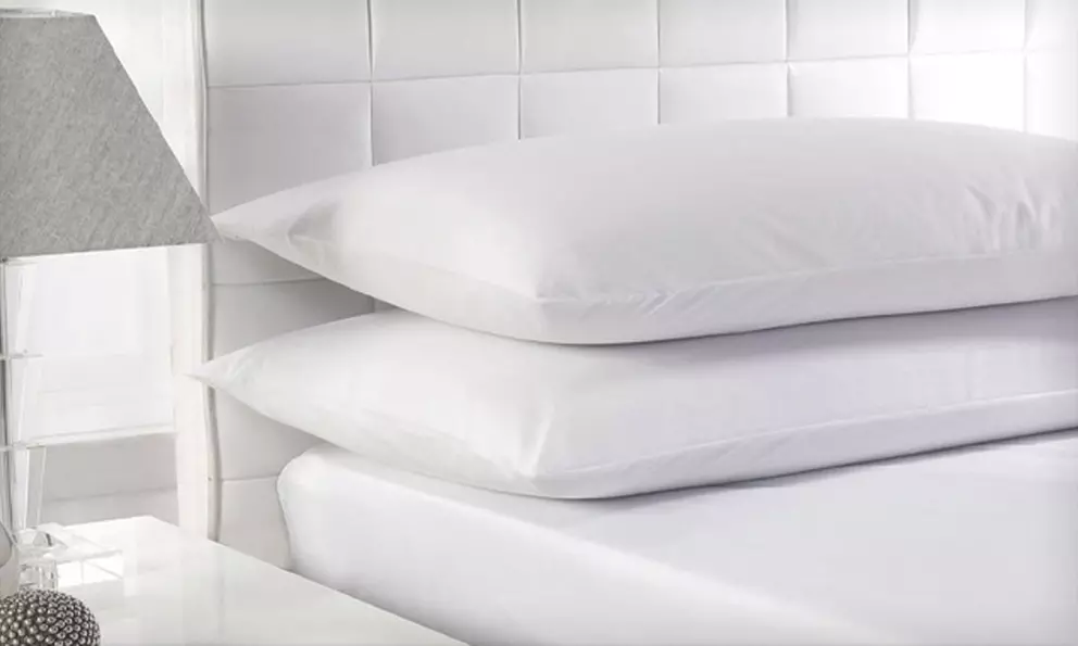 Beauty Sleep 100% Cotton White Duck-Feather Standard Pillows (2- or 4-Pack) - Primary Image